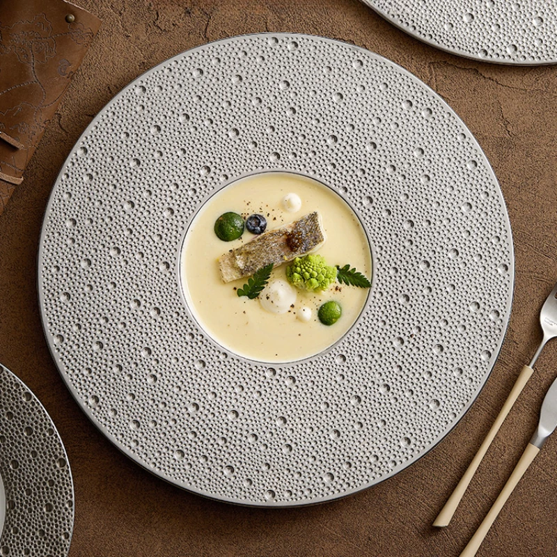 Home Cooking Dishes - Creative Meteor Planet Round Ceramic Dinner