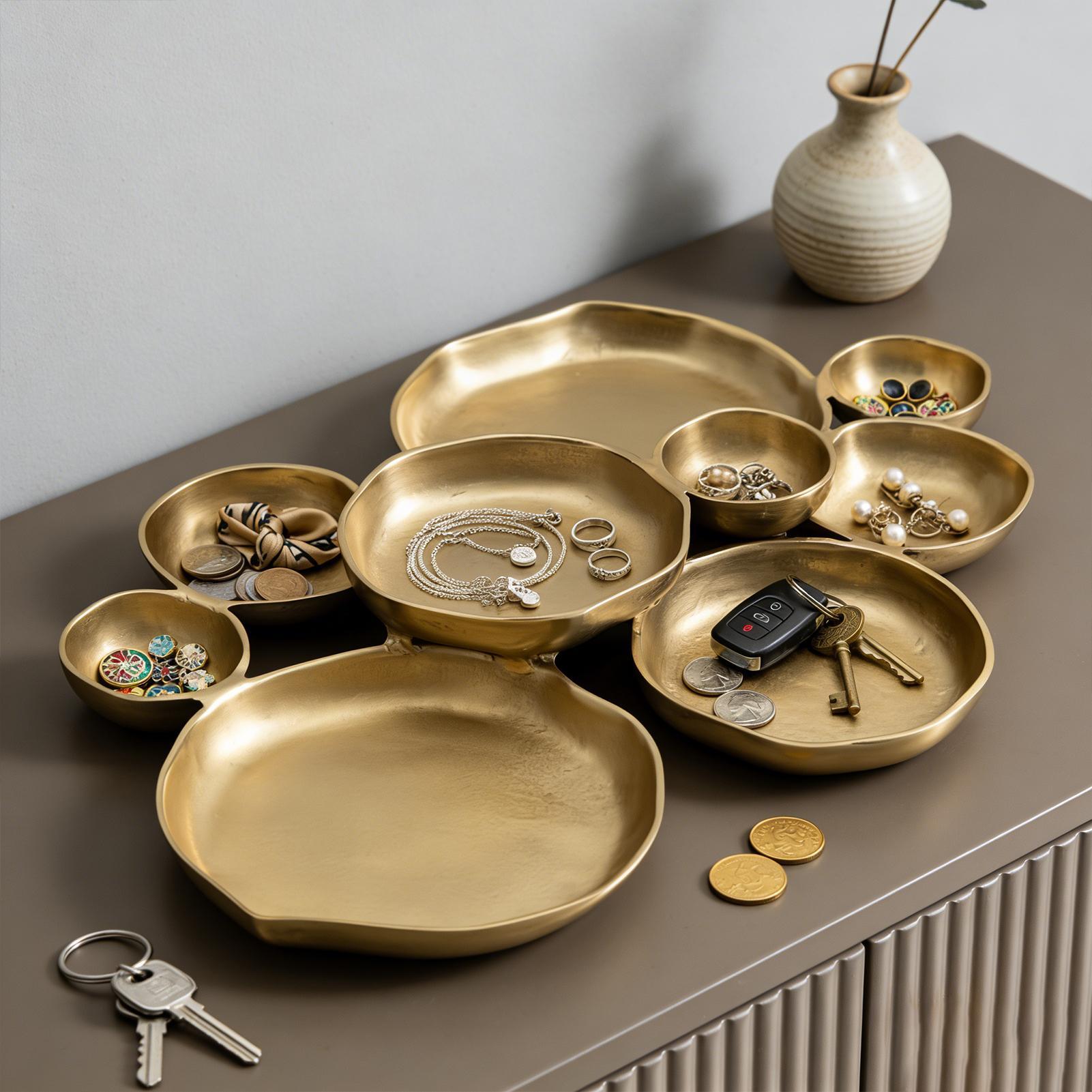 Home Cooking Dishes - 9pcs Cluster Serving Bowls 9-Grid Plate