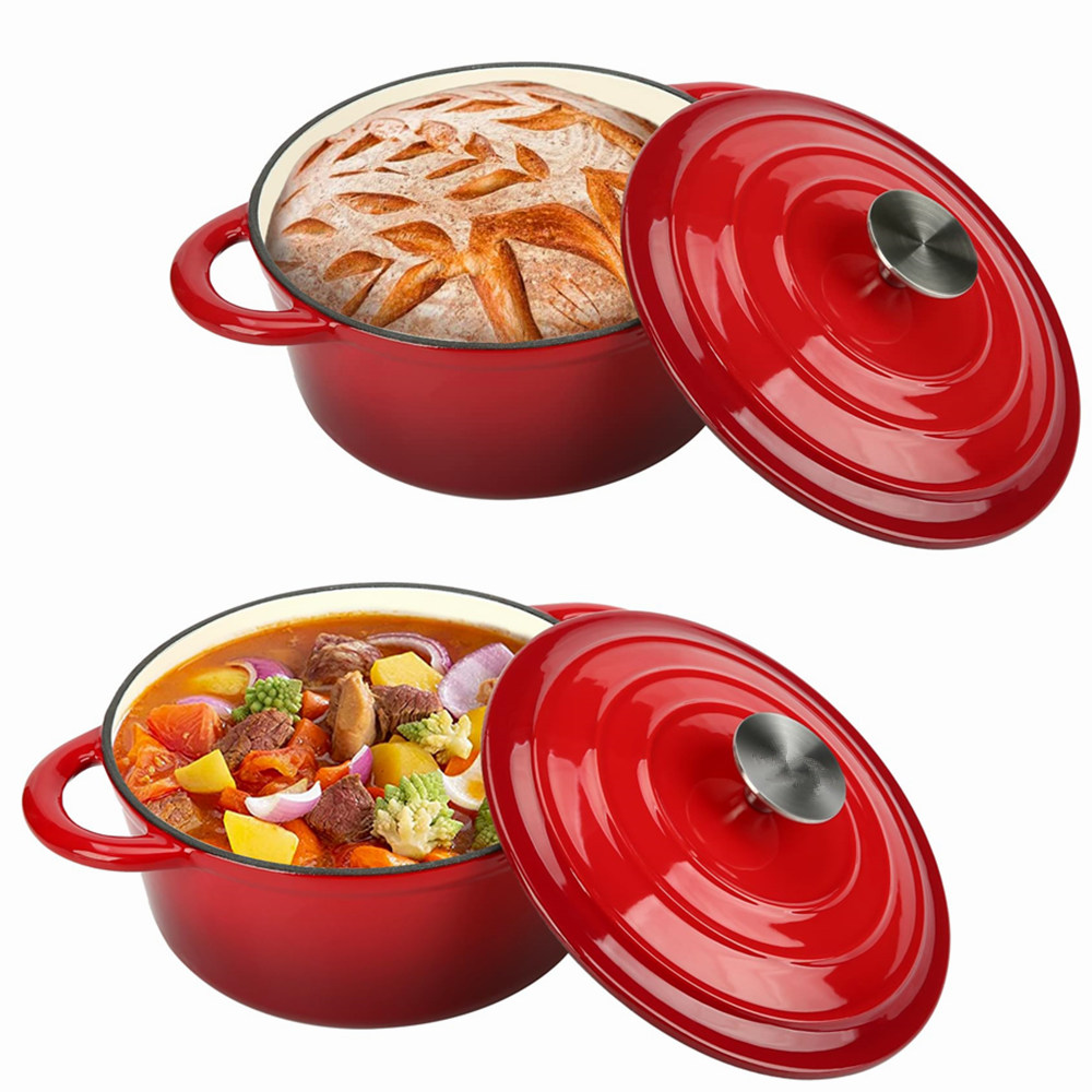 26cm Enameled Cast Iron Dutch  - đánh giá và giá Dutch Oven Enamel