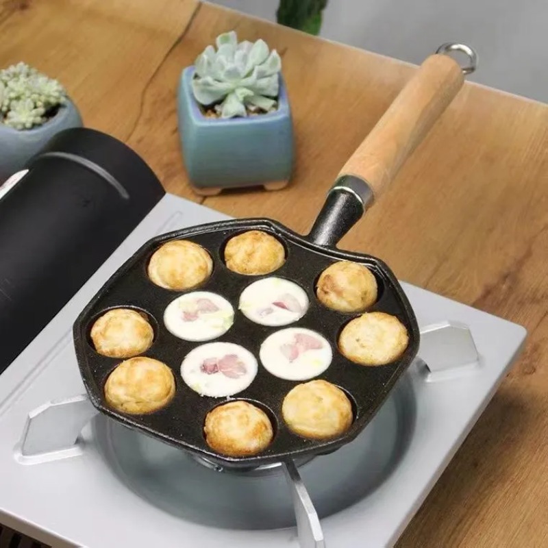 Baking Takoyaki Pan 14 Holes G - đánh giá và giá Dosa Pan Iron