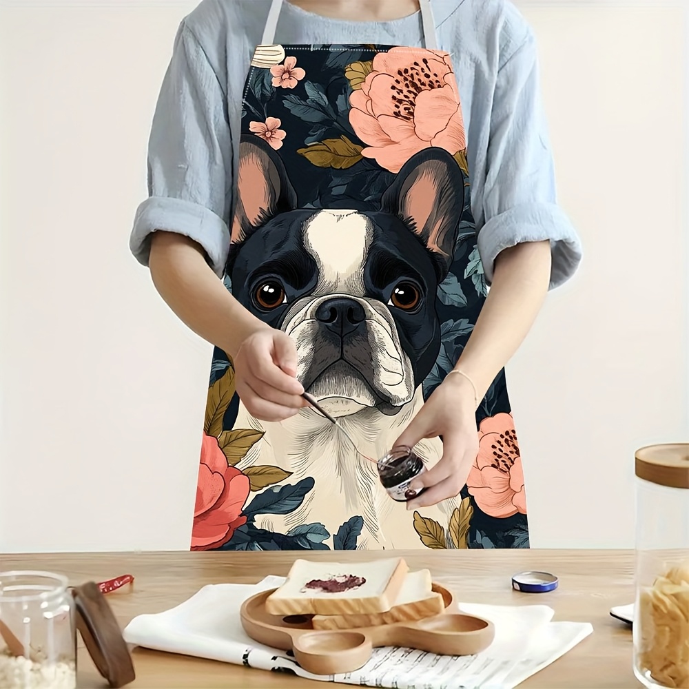 French Bulldog Floral Apron -  - đánh giá và giá Home Cooking For Dogs
