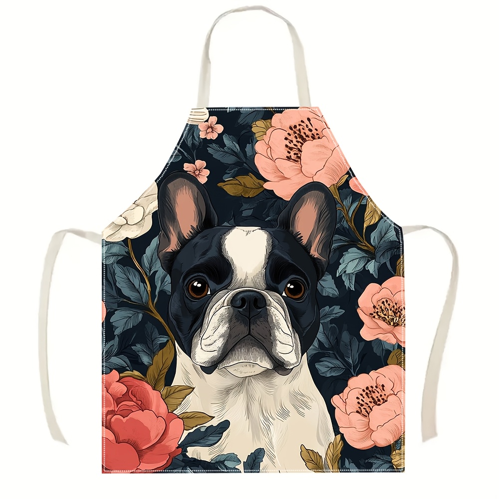 French Bulldog Floral Apron -  - đánh giá và giá Home Cooking For Dogs