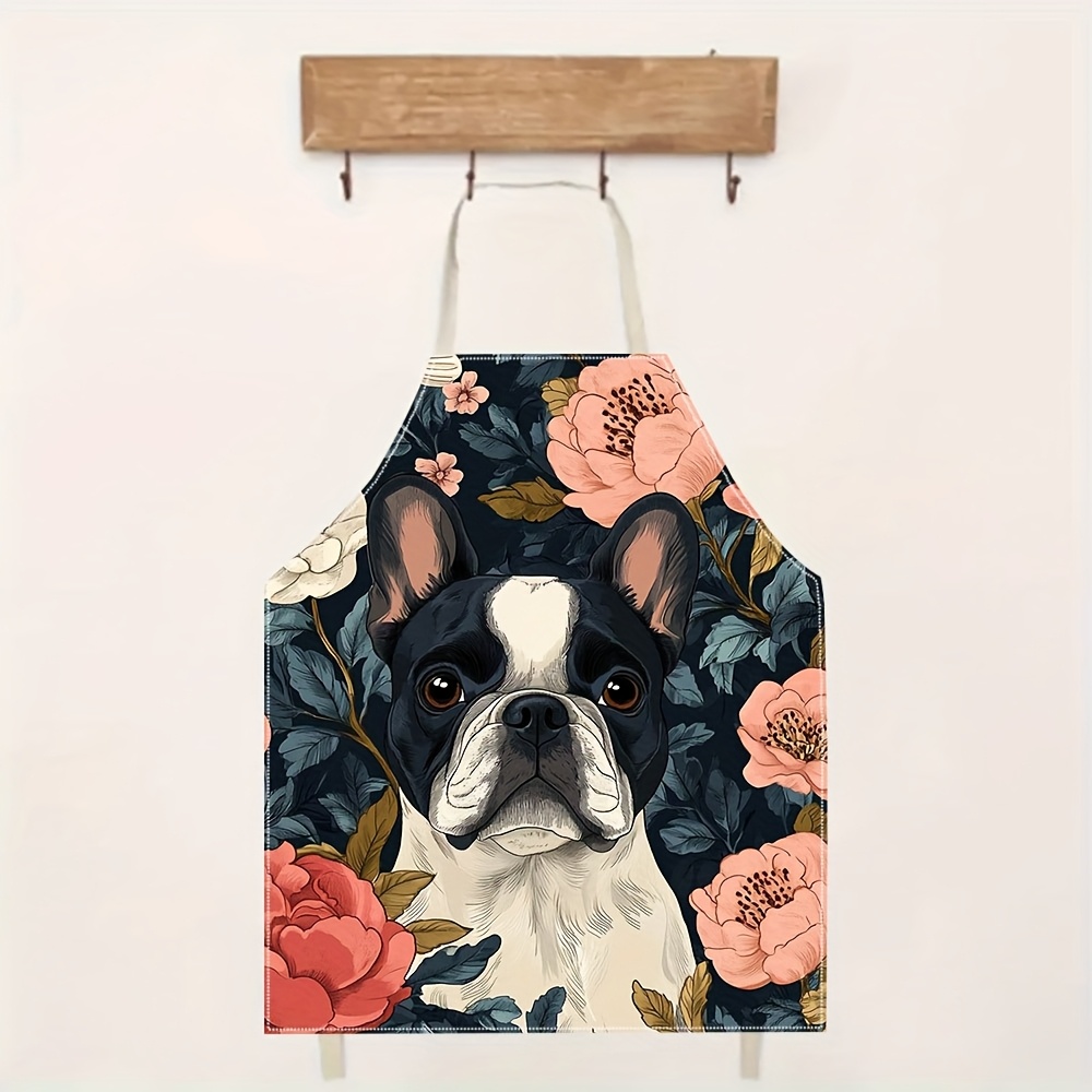 French Bulldog Floral Apron -  - đánh giá và giá Home Cooking For Dogs