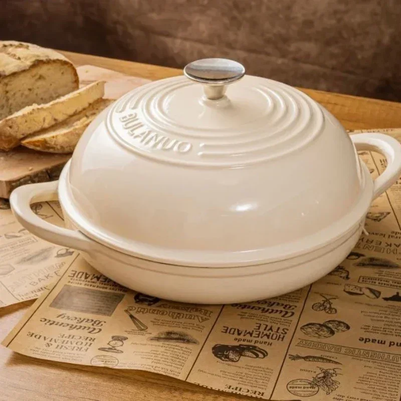 Enameled Cast Iron Bread Pan w - đánh giá và giá Dutch Oven Enamel