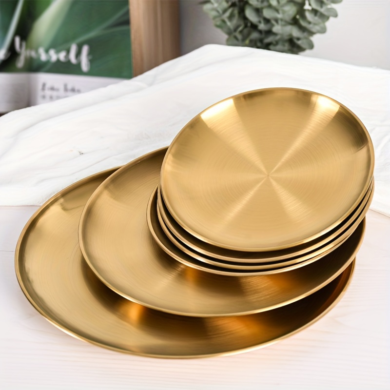 2pcs, Golden Pizza Plates, Sta - đánh giá và giá Home Cooking Dishes