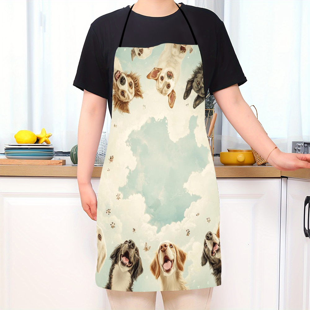 Cute Funny Circle Dogs  Apron  - đánh giá và giá Home Cooking For Dogs