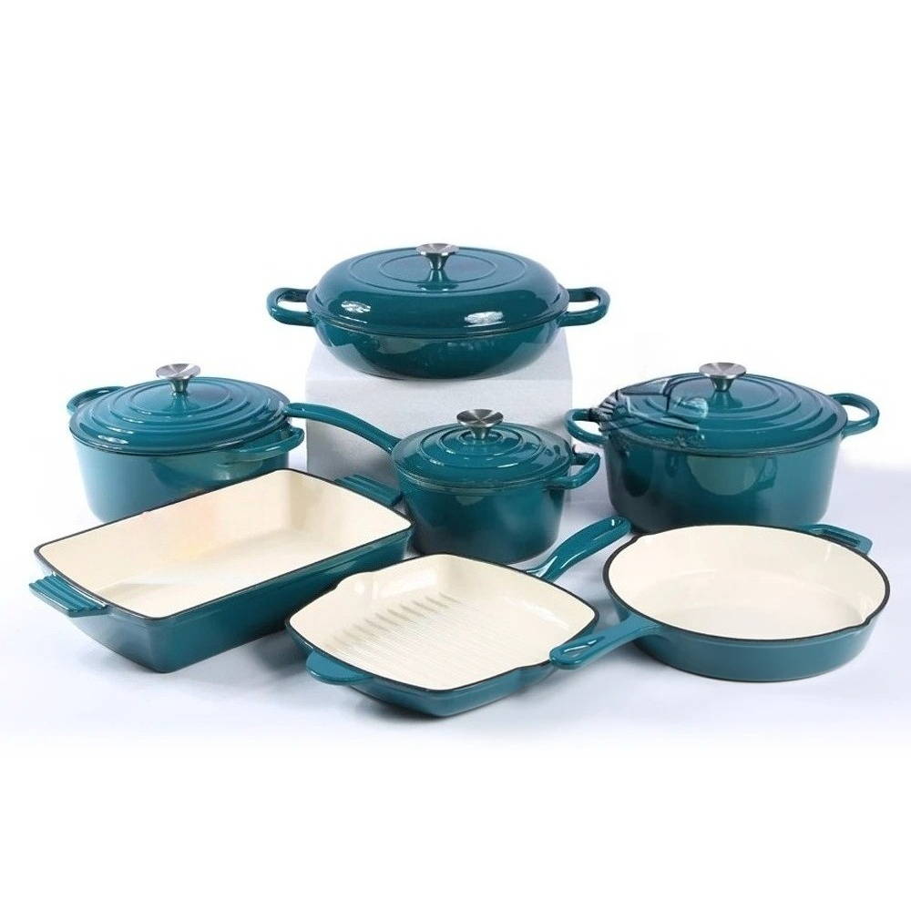 Enamel cast iron cookware set  - đánh giá và giá Dutch Oven Enamel