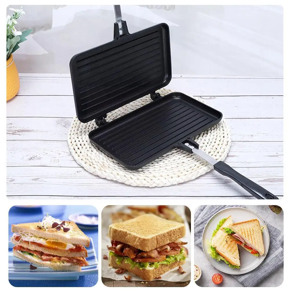 Double-Sided Frying Pan Non-St - đánh giá và giá Dosa Pan Iron