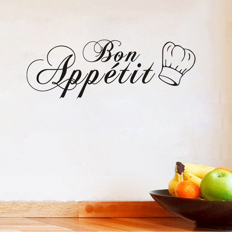 Elegant Bon Appétit Wall Decal - đánh giá và giá Home Cooking App