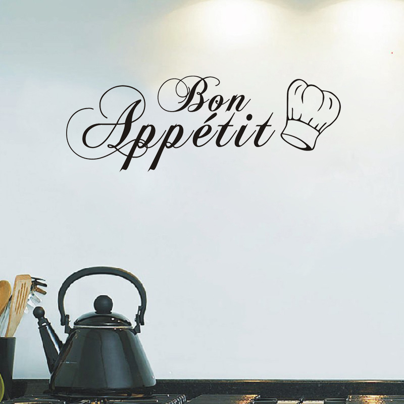 Elegant Bon Appétit Wall Decal - đánh giá và giá Home Cooking App