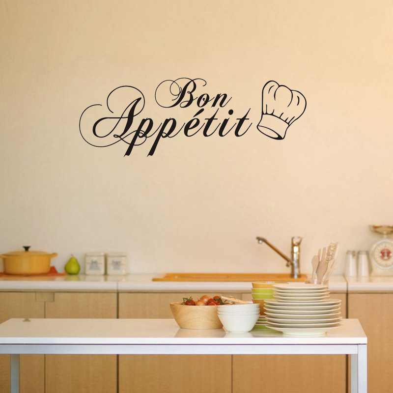 Elegant Bon Appétit Wall Decal - đánh giá và giá Home Cooking App